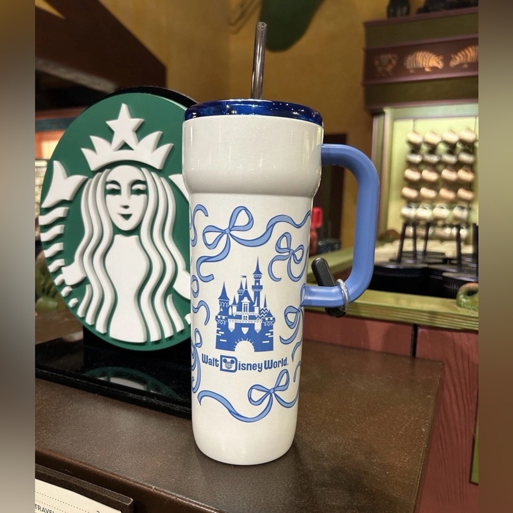 Disney Starbucks blue Bow Tumbler WDW 2026